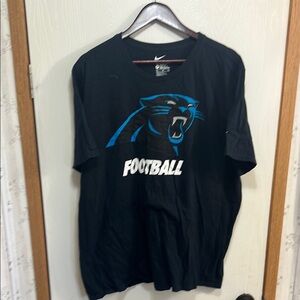 Nike NFL, Carolina Panthers Short Sleeve Tee Athletic Cut, XXL